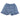 Blue Girl Linen Ruffle Short