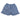 Blue Girl Linen Ruffle Short